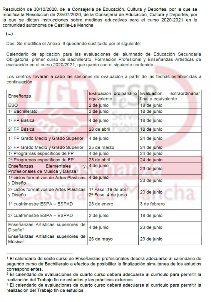 Ugt Informa Nuevas Instrucciones Enviadas A Los Centros Las Reuniones