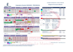 Calendario Escolar Ense Anza Ugt Servicios P Blicos Clm