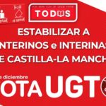 UGT Enseñanza CLM exige la estabilización de interinos e interinas de nuestra región. #votaUGT