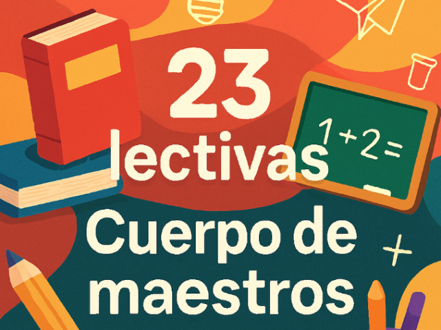 CUERPO DE MAESTROS: ¡¡Conseguidas las 23 lectivas!! Te explicamos aquí cómo se aplicarán. CUERPO DE MAESTROS: ¡¡Conseguidas las 23 lectivas!! Te explicamos aquí cómo se aplicarán.