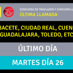 Concurso y Concursillo: ¡¡Se acaba el plazo!! ¡¡IMPORTANTE!! Finalmente sí será compatible la puntuación del nivel de Competencia digital (5.4) con los cursos de formación realizados para obtenerla (5.1)