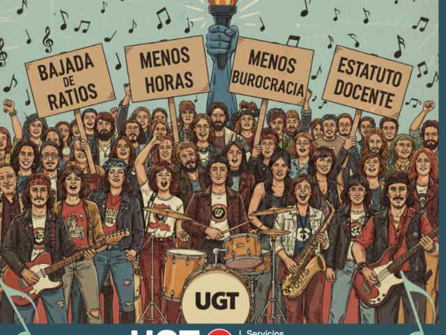 Día del Maestro: UGT reconoce la labor docente y reivindica mejoras de las condiciones laborales