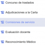 Cómo solicitar las comisiones de servicio