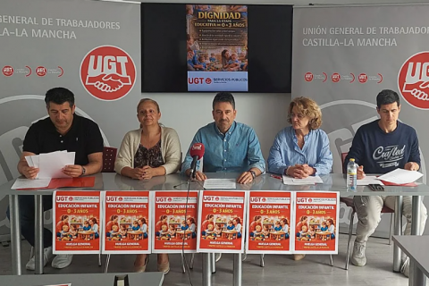 UGT convoca huelga en las escuelas infantiles de Castilla-La Mancha