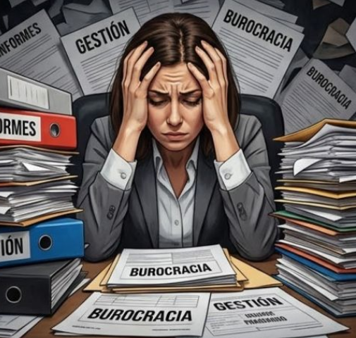 Radiografía de UGT ante el final de curso: exhaustos por el papel y asfixiados por el exceso de burocracia