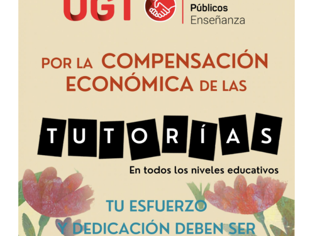 UGT reivindica la compensación económica de las tutorías así como reconocimiento horario suficiente