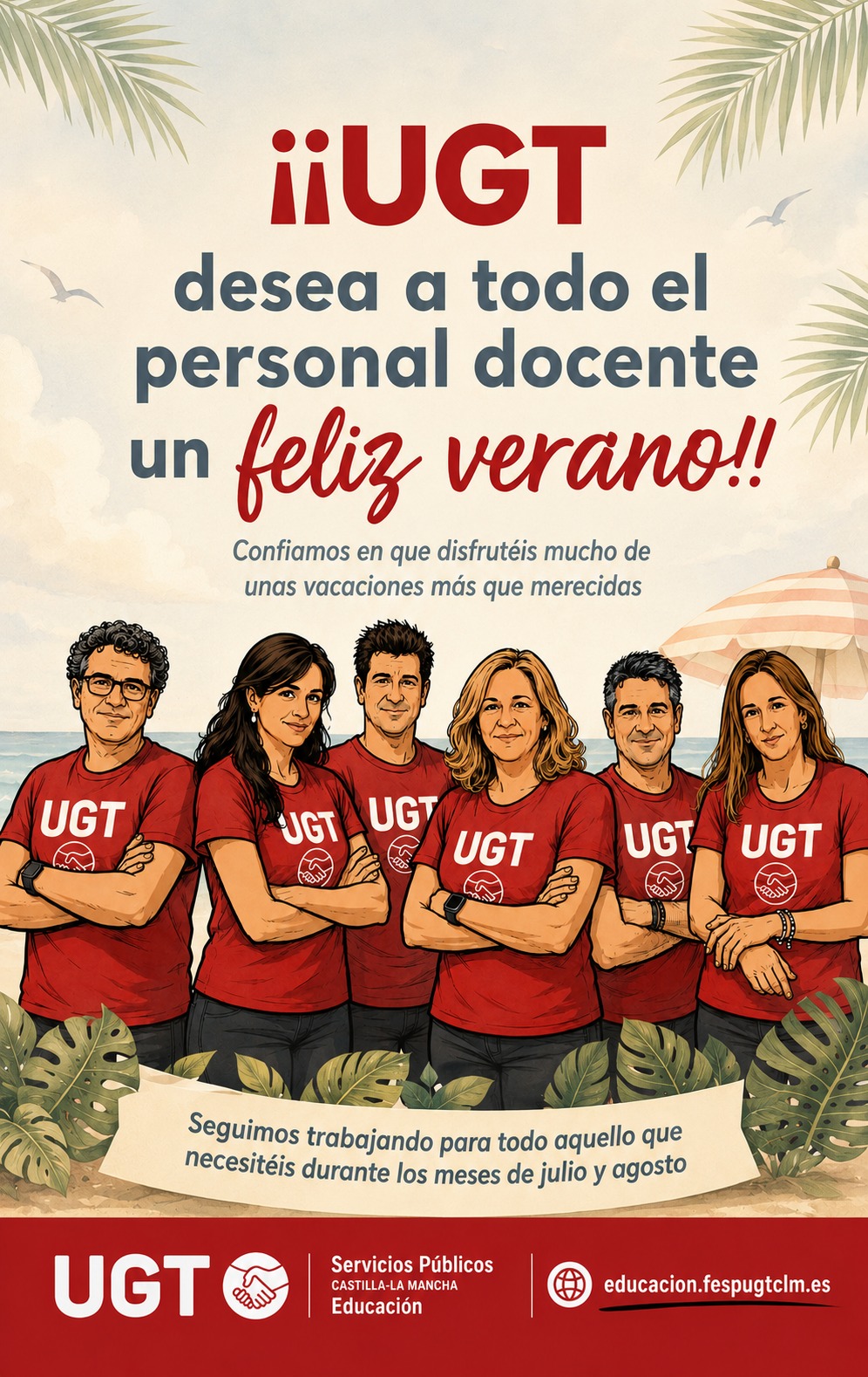 UGT os desea un feliz verano