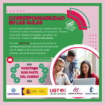 UGT Castilla-La Mancha desarrolla un plan de información y sensibilización para jóvenes en materia de corresponsabilidad y trabajo de los cuidados.
