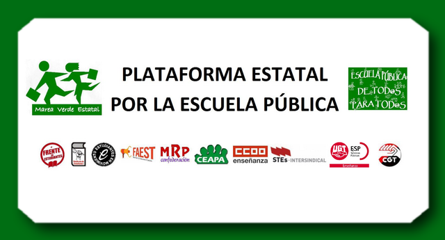 Plataforma por la Escuela Pública: movilización el 8 de mayo Plataforma por la Escuela Pública: movilización el 8 de mayo
