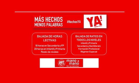 UGT exige al reelegido Presidente Page mejoras en el sistema educativo para el curso 2019/2020 UGT exige al reelegido Presidente Page mejoras en el sistema educativo para el curso 2019/2020