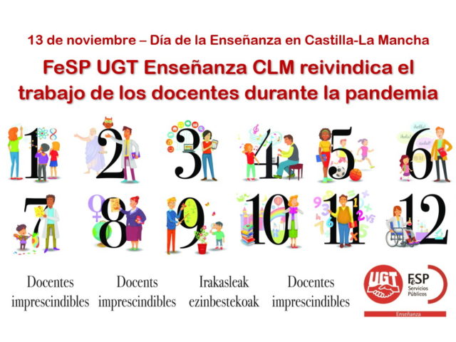En el Día de la Enseñanza, FeSP UGT Enseñanza CLM reivindica el trabajo de los docentes durante la pandemia En el Día de la Enseñanza, FeSP UGT Enseñanza CLM reivindica el trabajo de los docentes durante la pandemia