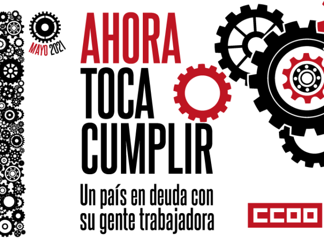 1º DE MAYO – Ahora Toca Cumplir. Un País en Deuda con su Gente Trabajadora #ahoratocacumplir #UGT #1ºmayo 1º DE MAYO – Ahora Toca Cumplir. Un País en Deuda con su Gente Trabajadora #ahoratocacumplir #UGT #1ºmayo