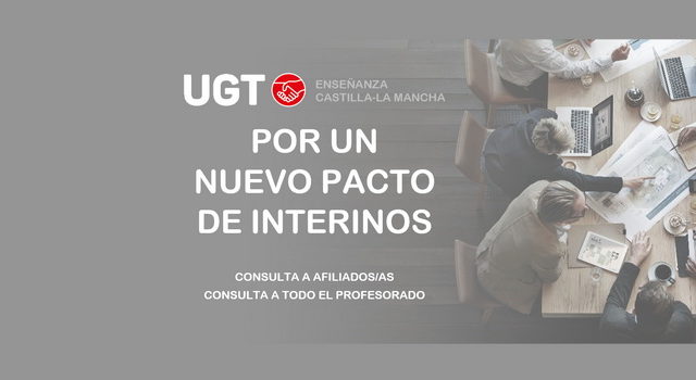 Por un nuevo pacto de interinos – UGT recoge las aportaciones del profesorado para la negociación de un nuevo pacto de interinidad.