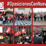 Concentraciones UGT por #OposicionesConNuevoRD en Castilla-La Mancha