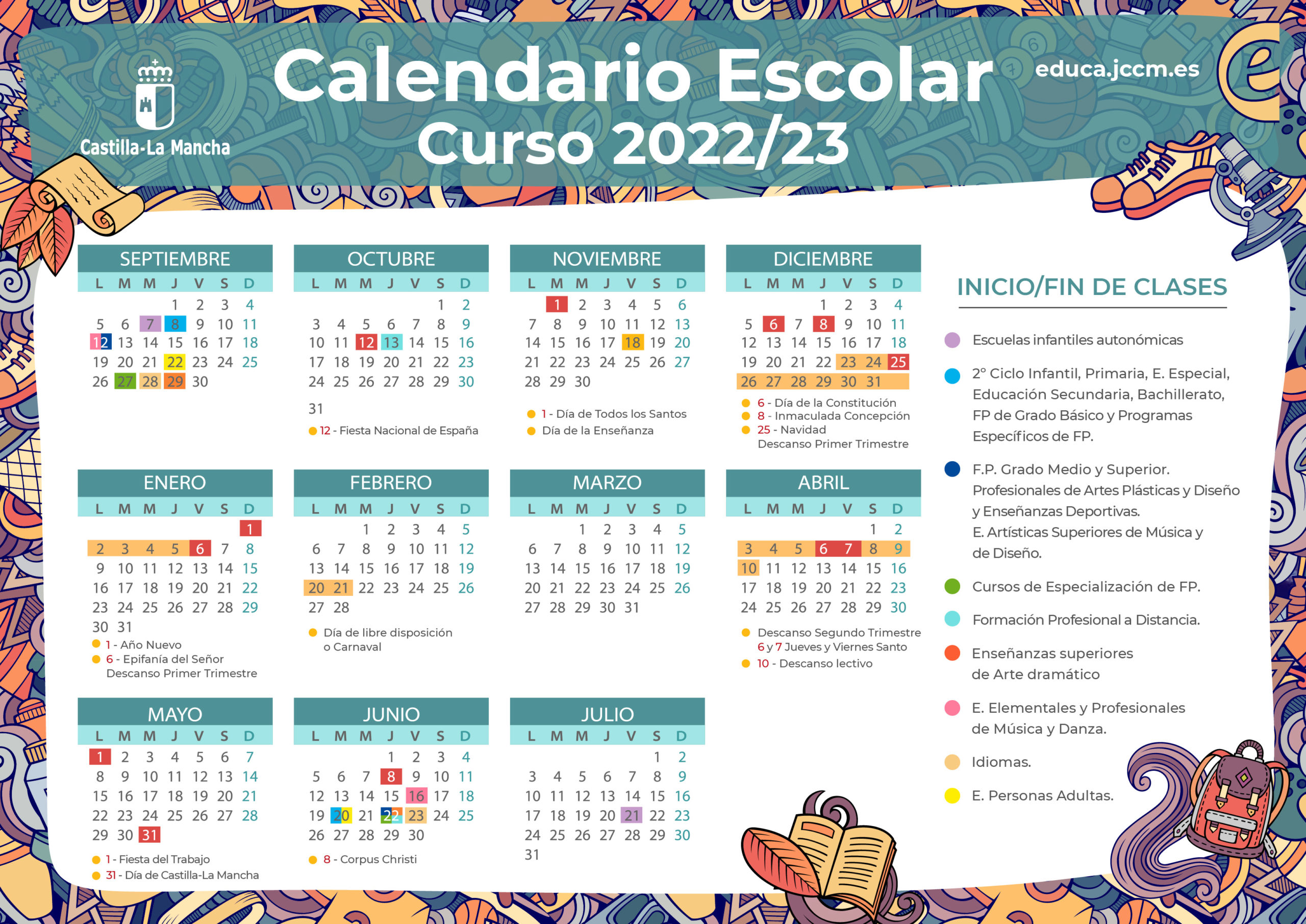 Calendarios Escolar 2022 2023 Tax Bracket Calculator 2024 IMAGESEE