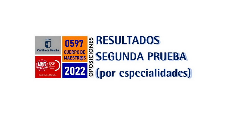 #UGToposiciones597clm2022 – RATIOS OPOSITOR/PLAZA (superan 2ª prueba, %, ratio, etc.). Reclamaciones.